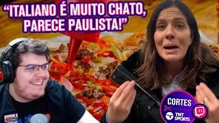 PODE KETCHUP NA PIZZA CASIMIRO CRAVA APÃ“S VÃDEO DE CLARA ALBUQUERQUE  CORTES TNT SPORTS [upl. by Yelda]