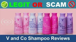 V and Co Shampoo Reviews  Oct 2024 Beware of Scam Watch Now [upl. by Nelo461]