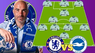 CHELSEA BEST Predicted lineup Vs Brighton in EPL Palmer Starts in 4213 Formation202324 chelsea [upl. by Brigida698]