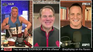 Curt Cignetti reacts to Indiana in Top10 CFP ranking staying vigilant at 90  The Pat McAfee Show [upl. by Htes]