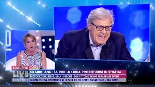 Live non è la dUrso  Vittorio Sgarbi vs Vladimir Luxuria [upl. by Monty229]