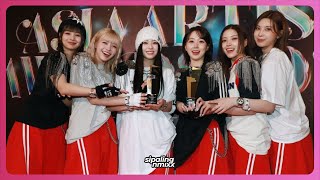 NMIXX win quotIcon Awardquot amp quotBest Choice Awardquot  Asia Artist Awards AAA 2023  Winning Interview [upl. by Jacobine406]