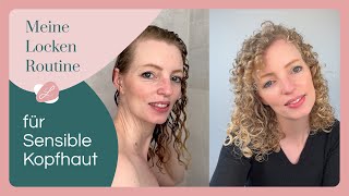 TOP Lockenpflege Routine für sensible Kopfhaut 💖 Alle Produkte sind Curly Girl Methode safe [upl. by Jeremie]