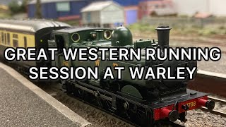 Great western and some extra trains running on Warley youth and main club layouts modeltrains [upl. by Fowkes]