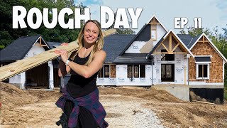 Installing Tongue and Groove First Time amp Rough Mechanicals  Building A House Ep 11 [upl. by Lau335]