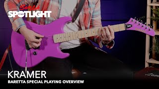 Kramer Baretta Special Electric Guitar Overview [upl. by Nyleaj126]