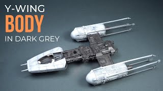 Star Wars YWing Painting the Body Part 1  172 scale [upl. by Selestina]