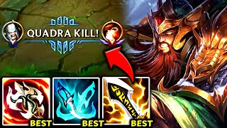 TRYNDAMERE TOP CAN 1V9 WITH YOUR EYES 100 CLOSED S TIER  S14 Tryndamere TOP Gameplay Guide [upl. by Lednyc]