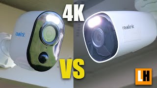 Reolink Argus 3 Ultra VS Eco Ultra  4K Wireless Battery Security Cameras [upl. by Anirres]