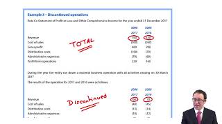 IFRS 5  Discontinued operations  ACCA Financial Reporting FR [upl. by Ayor]