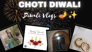 Choti Diwali badi Diwali same day 😱🪔✨ ll ye to gajab hi ho gya🤔 garimasharmavlogs diwali [upl. by Jelks]