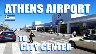 Athens Airport To City Center And Piraeus Port Metro Bus And Taxi Options Explained [upl. by Neall]