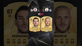 Theo Hernández vs Federico Dimarco FIFA 16  FC 25 fifa cardfifa fc25 easports [upl. by Rellim136]