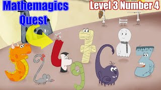 Meet Numbers 4 Level 3  Mathemagics Quest [upl. by Varian772]