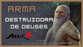 Arma destruidora de deuses  MIR4 [upl. by Greenes]