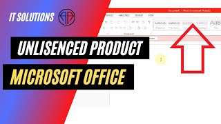 Cara Mengatasi Unlicensed Product Pada Microsoft office [upl. by Nodnerb]