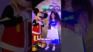 Singing the kingdom hearts song quotHikari 光quot to Mickey and Donald at the Oogie Boogie Bash 2024 [upl. by Name]