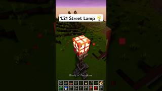 Minecraft 121 Street Lamp 💡 Build Idea amp Tutorial minecraft [upl. by Nnylamme864]