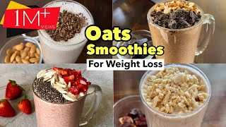 Oats Smoothie for weight loss No Milk No Curd No Sugar  Oats Breakfast Smoothie  Aarum [upl. by Oznarol779]