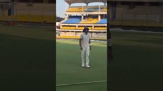 Harshal Patel in Indore MP vs HR ranji match 🏏 dailyvlog harshalpatel indore cricket [upl. by Blackmore]