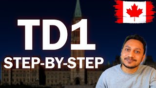 HOW TO Fill a TD1 Form  Canada 2023 [upl. by Noffets37]