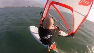 Mowing the lawn AHD SL2AFS2 hydrofoil testing  Windsurfing UK Magazine [upl. by Petronilla]