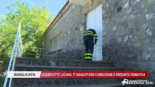 2 NOVEMBRE 2024  ACQUEDOTTO LUCANO 17 INDAGATI PER CORRUZIONE E PRESUNTA TURBATIVA [upl. by Nafets]