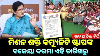 Mission Shakti New Update  Community support staff salary increase  Odisha SHG Group [upl. by Macdougall]