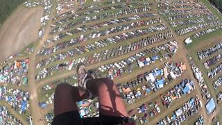 Paragliding Shambhala Music Festival 2012 [upl. by Gader]