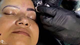 eyebrow permanent tattoo microblading eyebrows anand tattoo arts tattoo Style [upl. by Leaper]