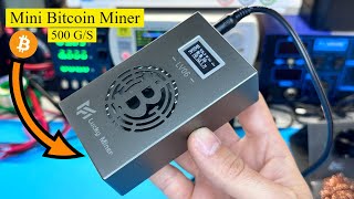 surprising  Mini Bitcoin Miner 500gs Hashrate Lucky Miner LV06 [upl. by Lseil352]