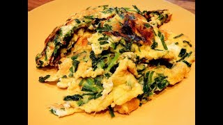 S1Ep63Egg Omelette with Chinese Chives 韭菜煎蛋 [upl. by Selene]