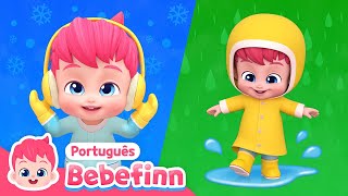 O Que Está Vestindo Hoje  EP96  Desenho infantil  Bebefinn em Português  Canções Infantis [upl. by Wilone]