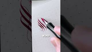 Have u ever wrote one Link in BIO fountainpen satisfying penmanship shorts [upl. by Aitak]