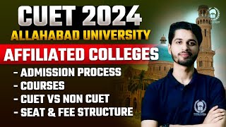 Allahabad University Affiliated College 2024 admission processAU Affiliated college all information [upl. by Zetrac]