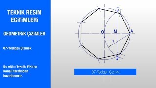 Daire Yardımı ile Yedigen Çizmek [upl. by Tharp930]