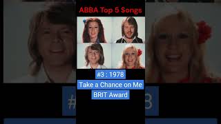 ABBA Top 5 Songs then abba topsongs shorts [upl. by Kerad332]