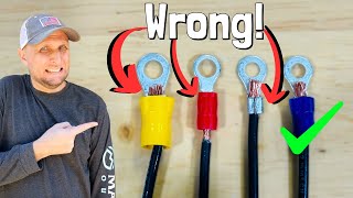 50 Failure Rate How To Install Crimp Connectors Like The Pros [upl. by Ahens]