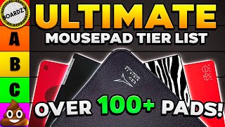 2024 ULTIMATE Gaming Mousepad Tier List 85 MOUSEPADS SHOCKING [upl. by Calypso417]