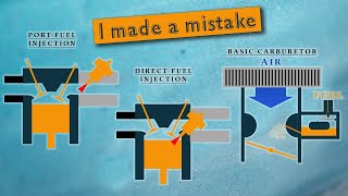 I made a mistake Fuel Injection vs Carburetion [upl. by Rusel]