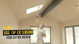 Airless Spraying Tips amp Tricks  Use tip extension for extra reach  WAGNER [upl. by Reinold]