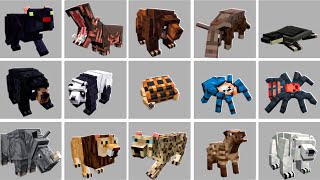 CONHEÇA OS NOVOS ANIMAIS SELVAGENS NO MINECRAFT UNTAMED WILDS MOD 1165 [upl. by Furmark]