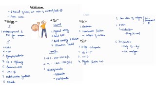 OSTEOPOROSIS NOTES  ONE PAGE NOTE  VITAMINE MEDICINE  4TH PROFF [upl. by Simdars244]