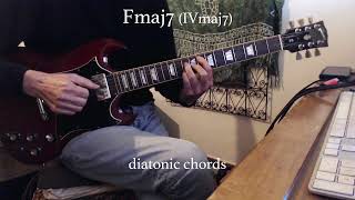 connection with diminished and chromatic chords  WHITE CHRISTMAS example [upl. by Eblehs]