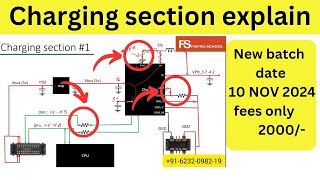 mobile charging section explanation  slow charging  fake charging  online mobile repair course [upl. by Emerson]