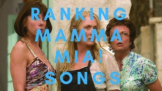 Ranking MAMMA MIA songs [upl. by Anevad]