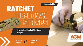 How To Use Ratchet Tie Down Straps [upl. by Rehtaeh92]