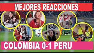 Mejores reacciones Colombia 0  1 Perú nuevo [upl. by Iot963]