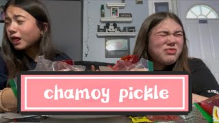 chamoy pickle muckbangreview [upl. by Ydnyc]