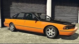 Gta V  Declasse Impaler SZ Impala 9496 SS  Drive Tour and Differences with the real Impala SS [upl. by Eniamat]